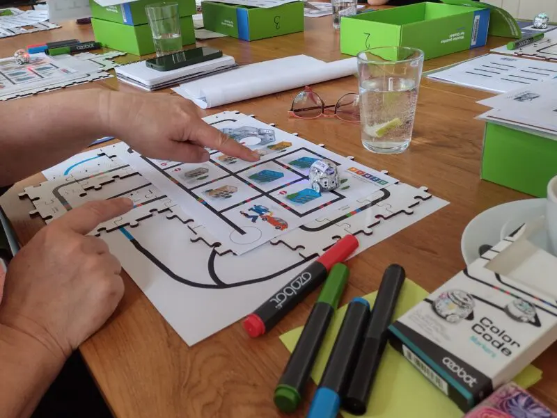 Ozobot v knihovně
